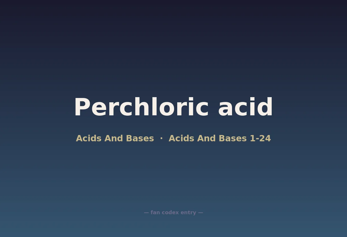 Perchloric acid